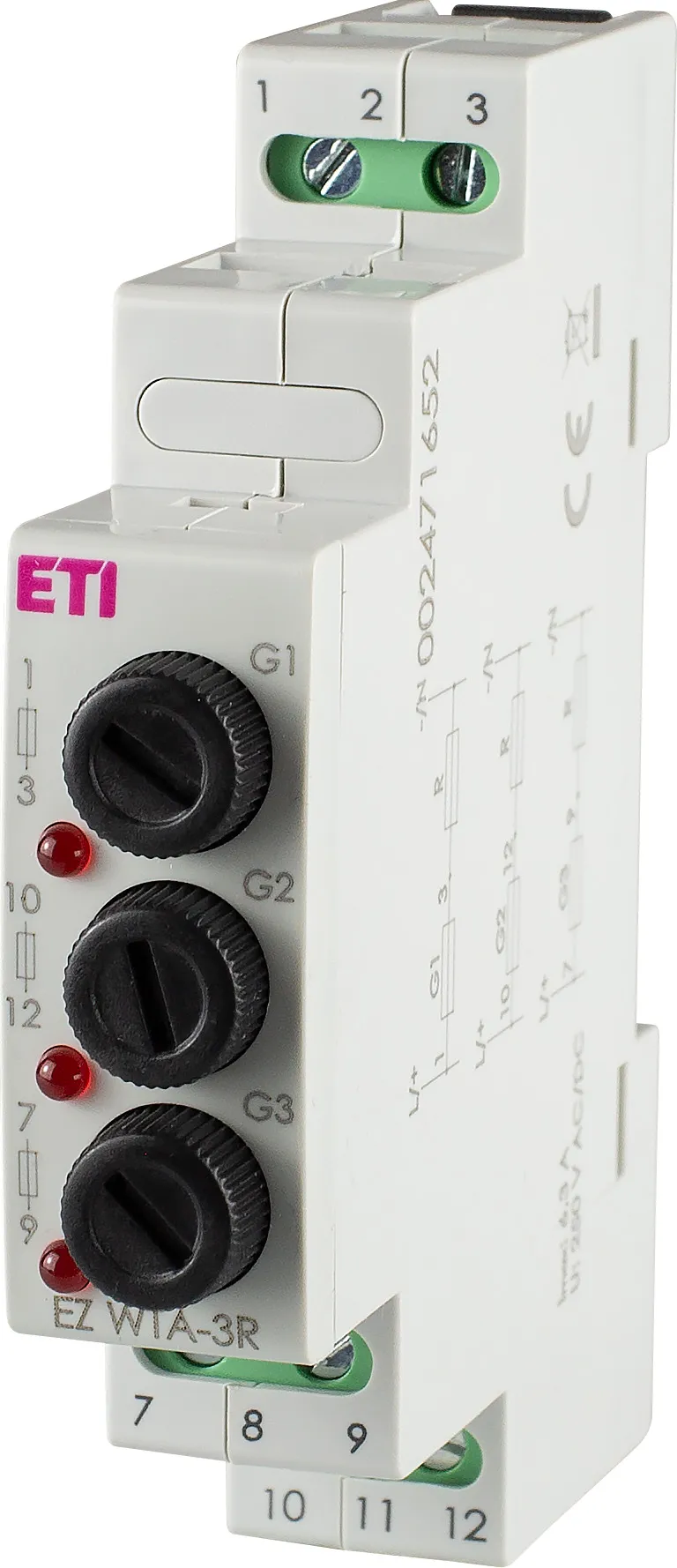 Podstavek varovalk EZ WTA-3R 002471652