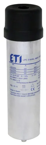 Kondenzator LPC 3 kVAr, 400V, 50Hz 004656703