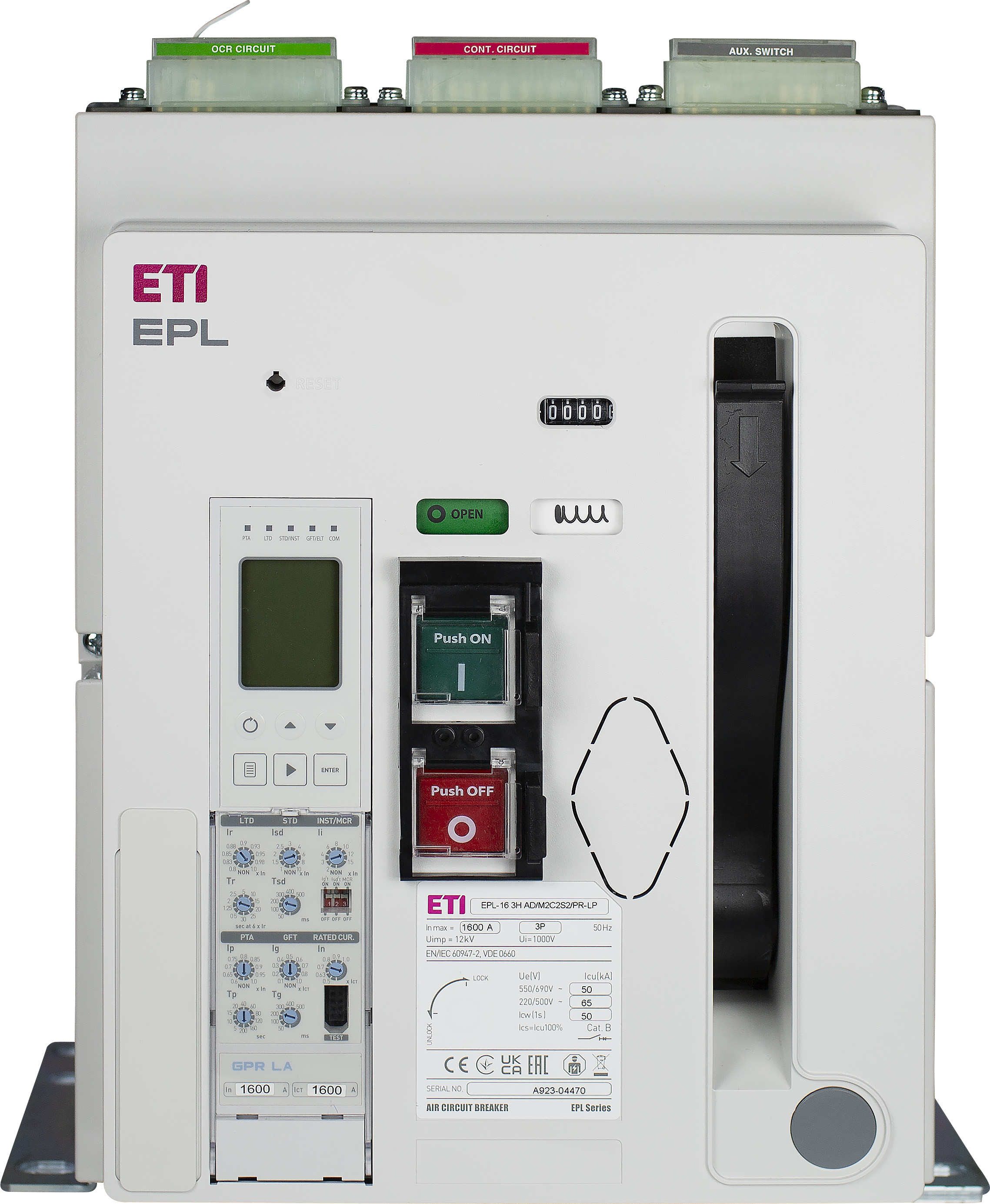 ETIPOWER EPL/EPH zračni odklopniki: napredna zaščita za zahtevne aplikacije