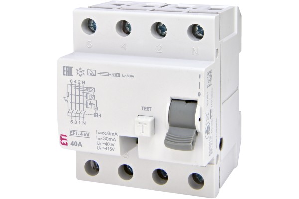 EFI eV RCCB-ji – zanesljiva zaščita za e-mobilnost