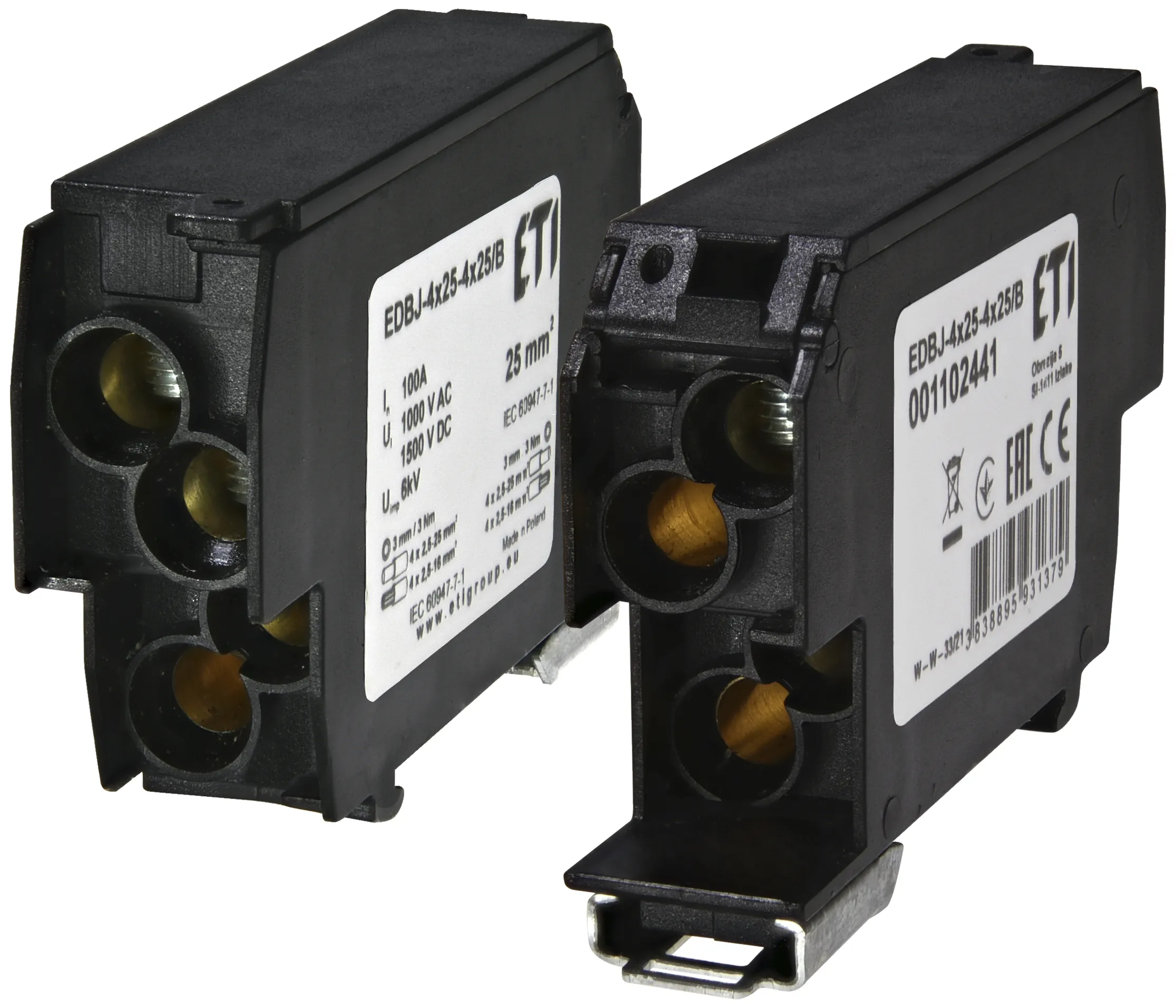 Razdelilni blok EDBJ-4x25-4x25/B 001102441