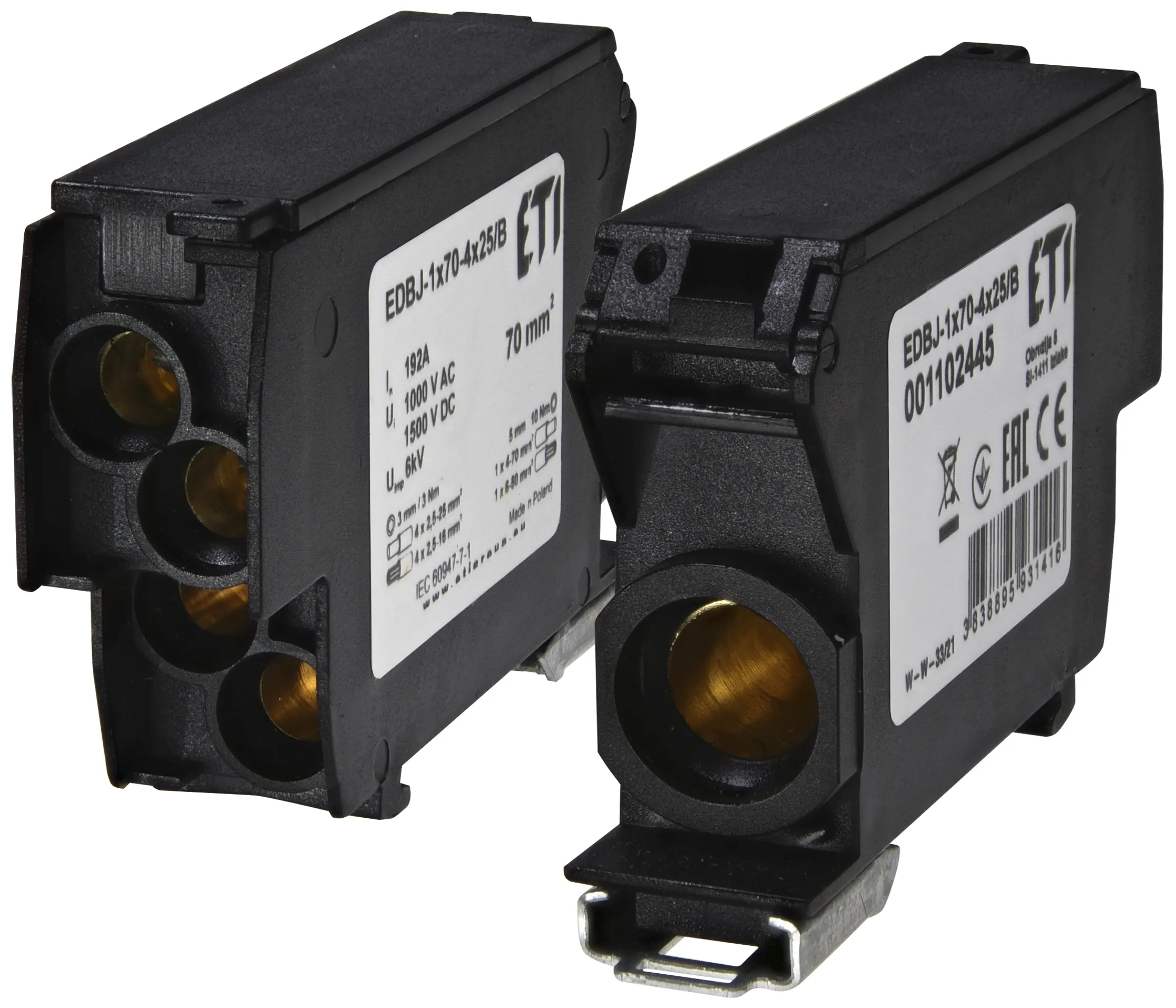 Razdelilni blok EDBJ-1x70-4x25/B 001102445