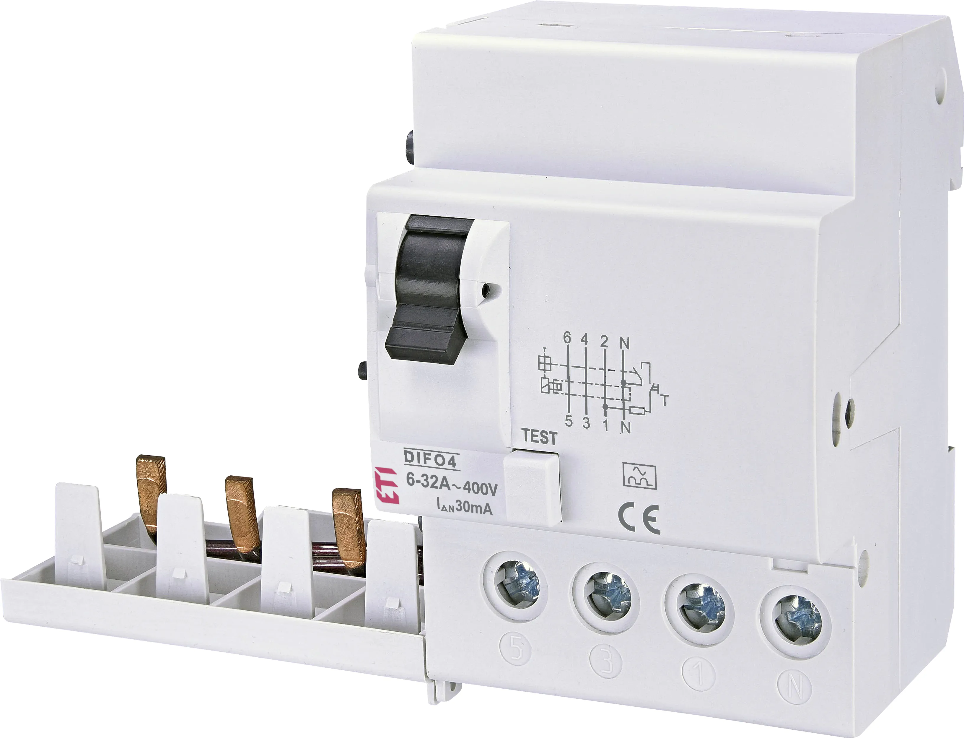 Kombinirano zaščitno stikalo *DIFO-4 A 6-32/0.03 002058021