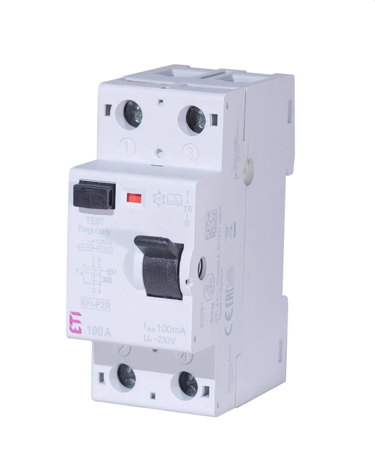 Zaš. stikalo na diferenčni tok EFI-P2R A S 125/0.3 002061195