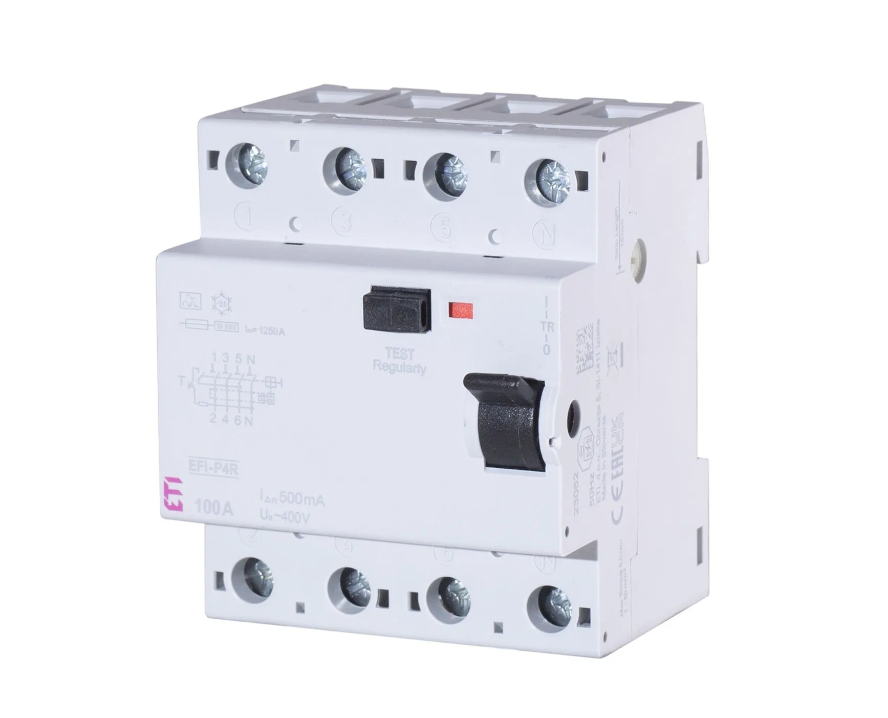 Zaš. stikalo na diferenčni tok EFI-P4R A 100/0.03 002061865