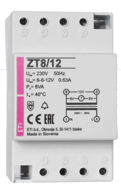 Zvončni transformator ZT 8/12 002411006