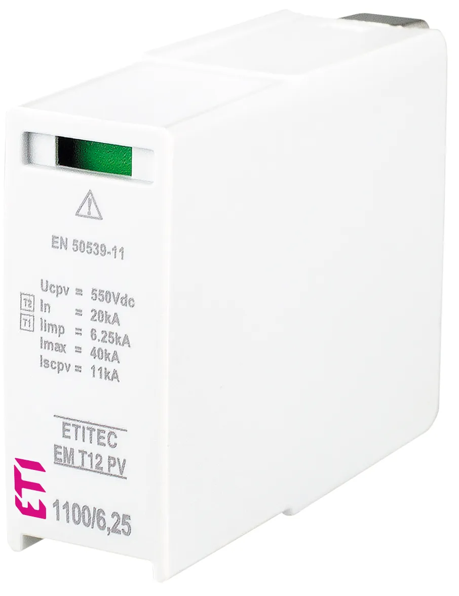 Prenapetostni odvodnik MOD. EM T12 PV 550/6,25 002440584