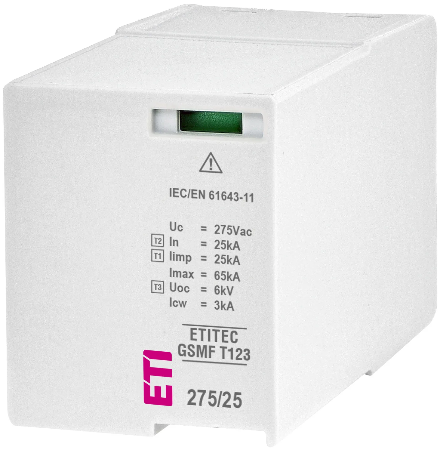 Prenapetostni odvodnik MOD. GSMF T123 275/25 002440725