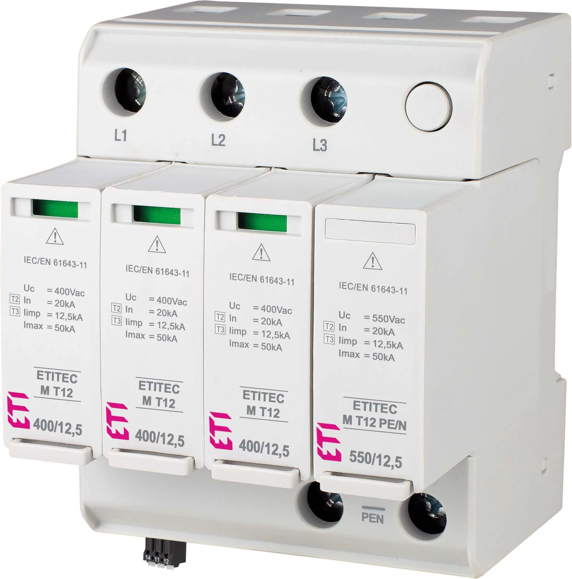 Prenapetostni odvodnik ETITEC M T12 950/12,5 4Y 002440810