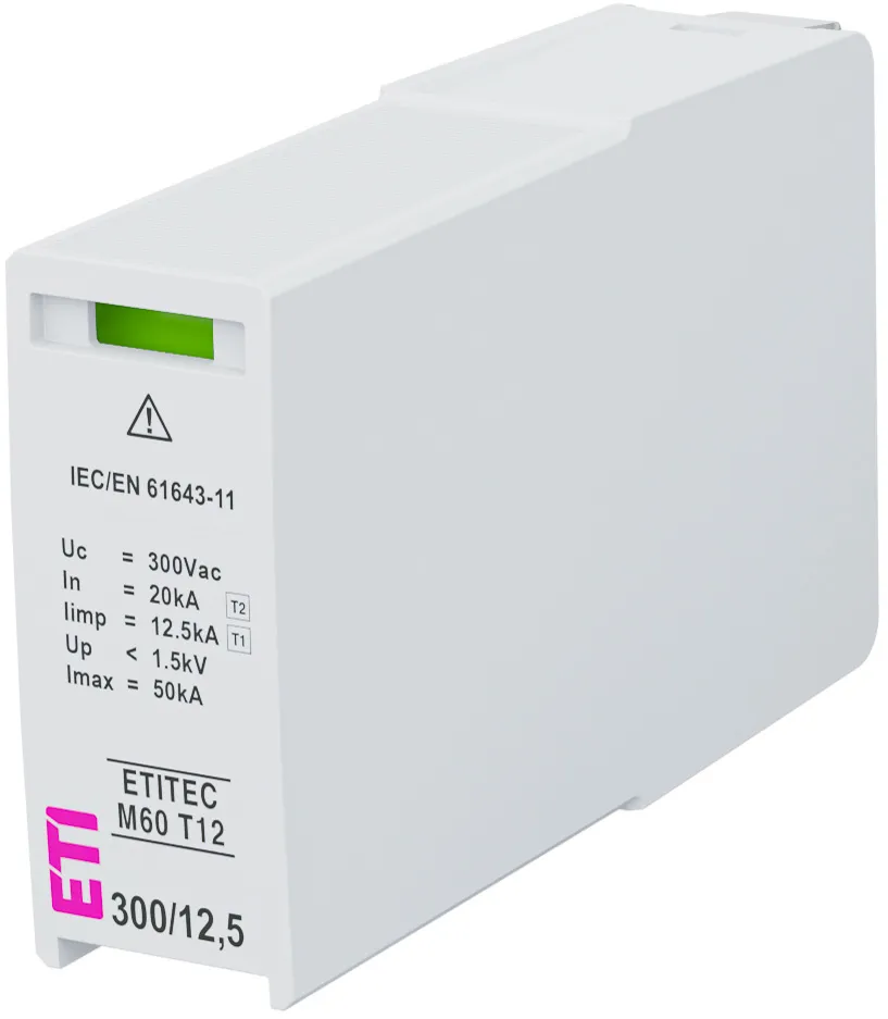 Prenapetostni odvodnik MOD.ETITEC M60 T12 300/12,5 002440862