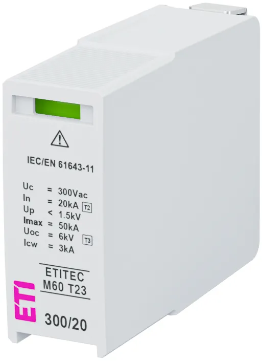 Prenapetostni odvodnik MOD.ETITEC M60 T23 300/20 002440863