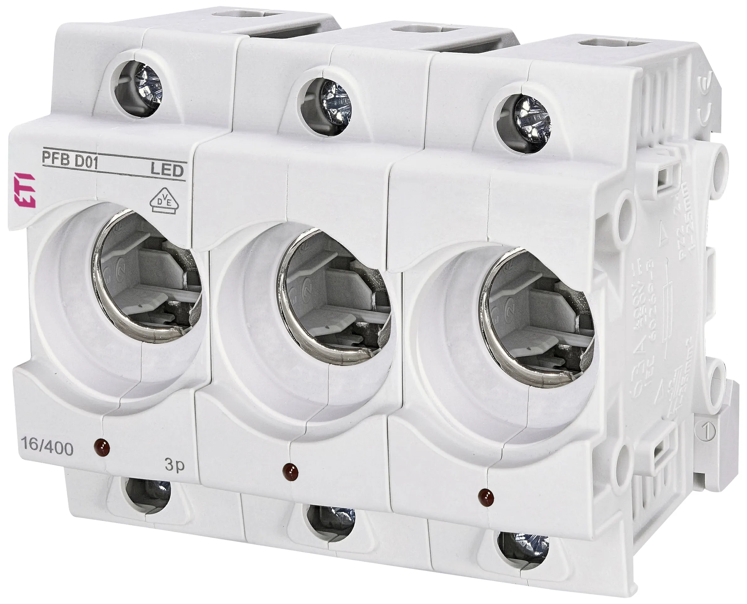 Podstavek talilnega vložka PFB D01 3p LED 002510014