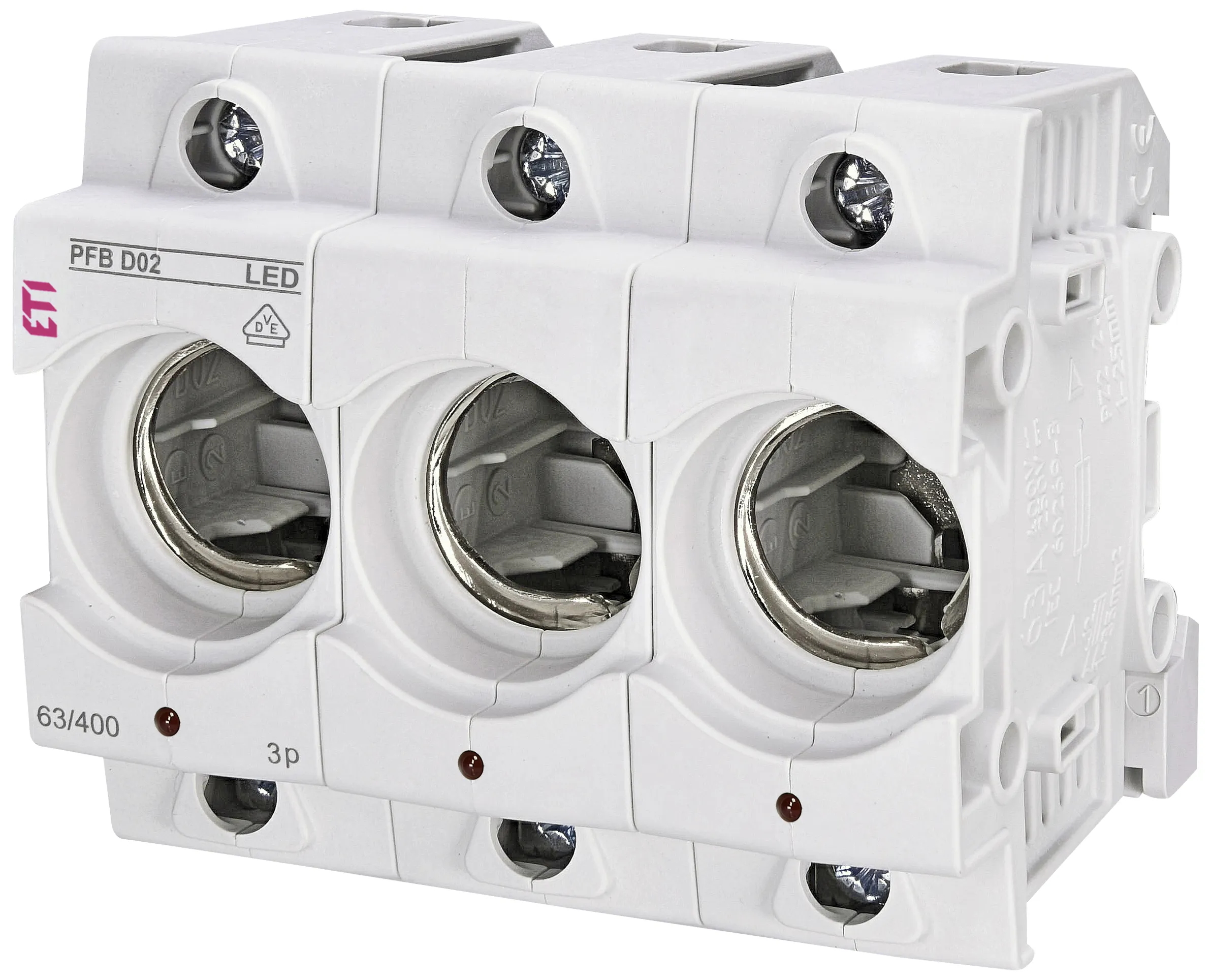 Podstavek talilnega vložka PFB D02 3p LED 002510024