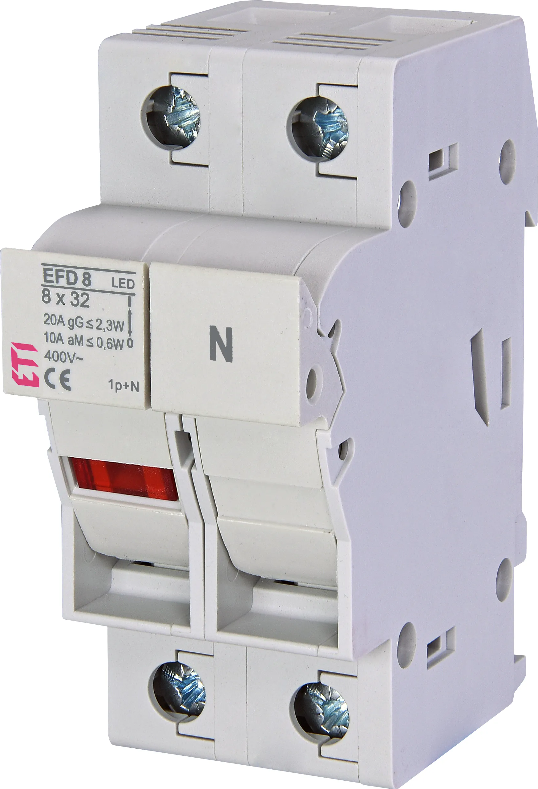 Varovalčni ločilnik EFD 8 1p+N LED 002520012