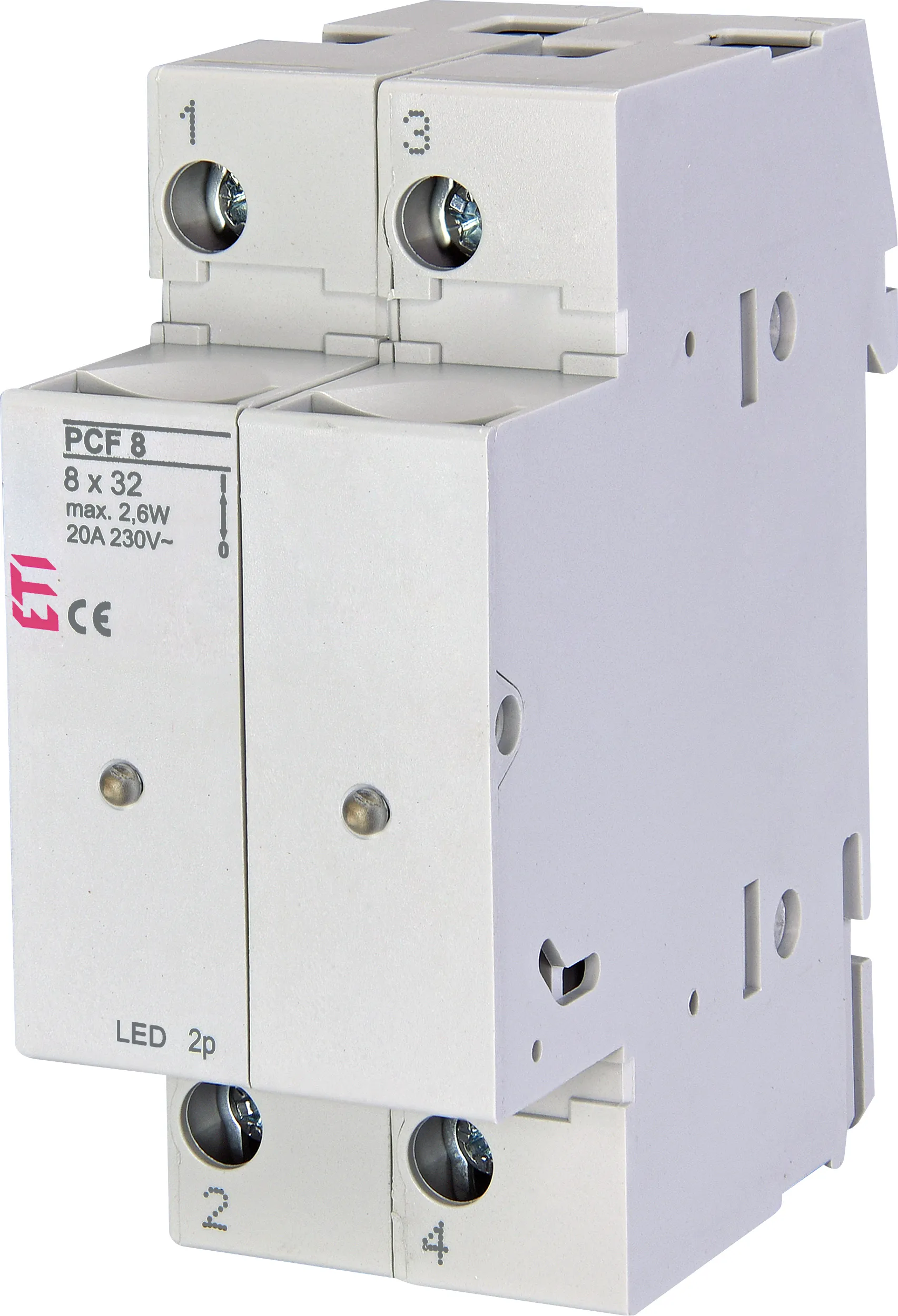 Varovalčni ločilnik PCF 8 2p LED 002530013