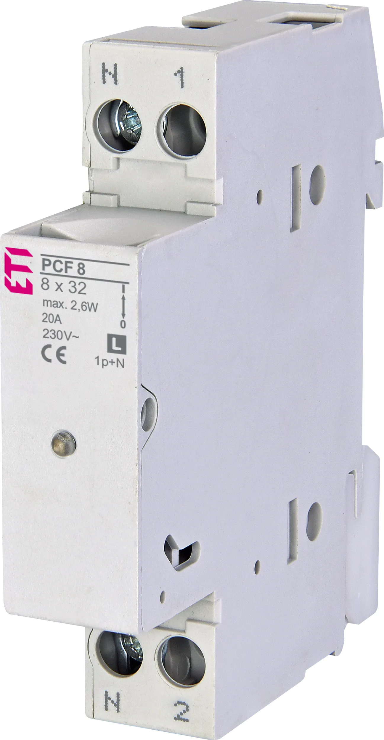 Varovalčni ločilnik PCF 8 1p+N LED L 002531012