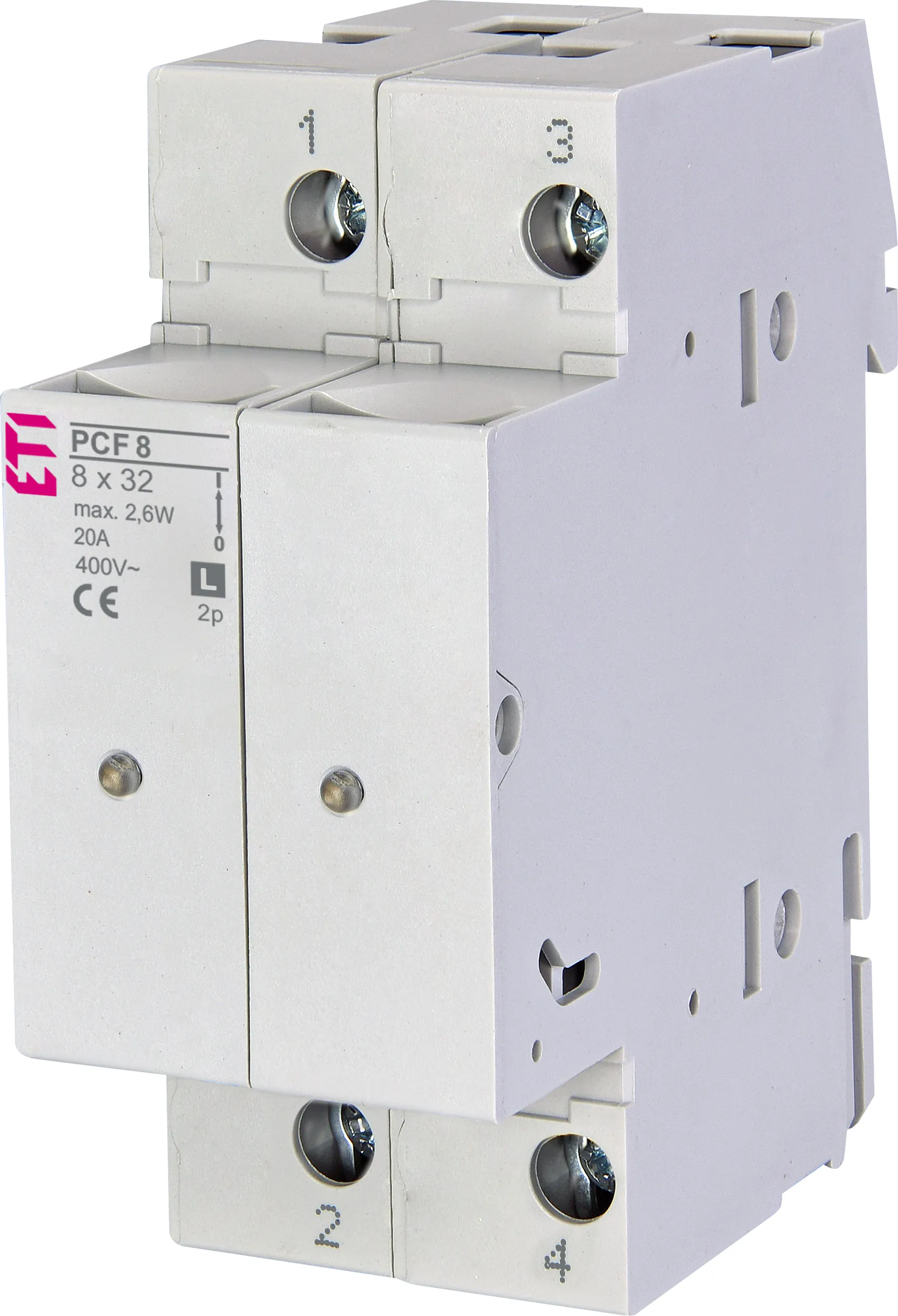 Varovalčni ločilnik PCF 8 2p LED L 002531013
