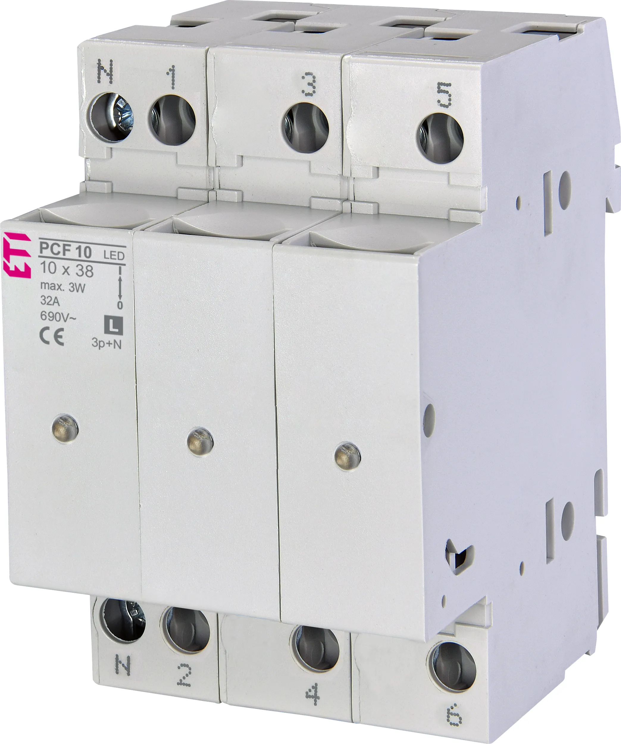 Varovalčni ločilnik PCF 8 3p+N LED L 002531015