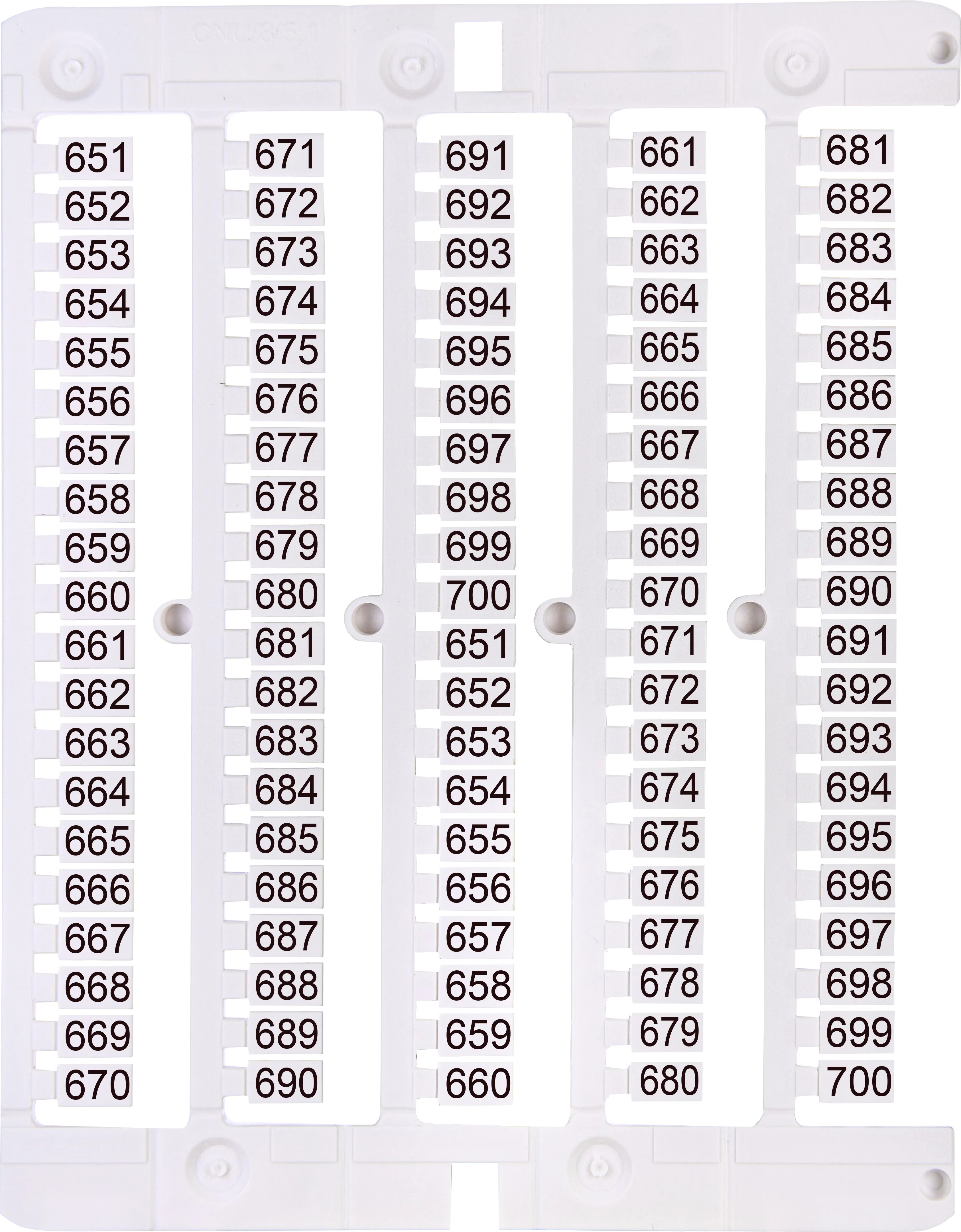 Označevalna letev ES-NU0851651 003903090