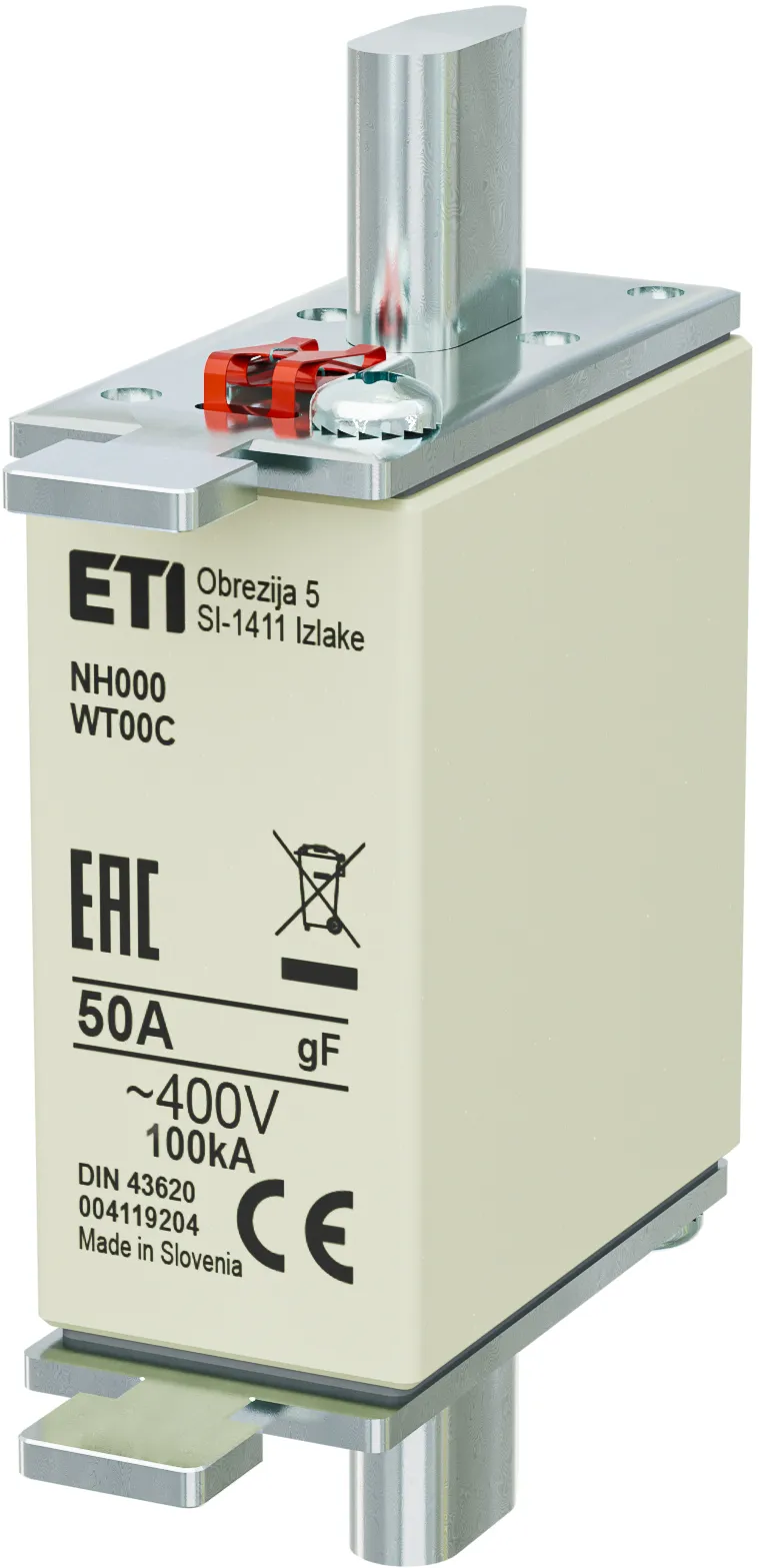 Talilni vložek NH000 gF 50A/400V 004119204
