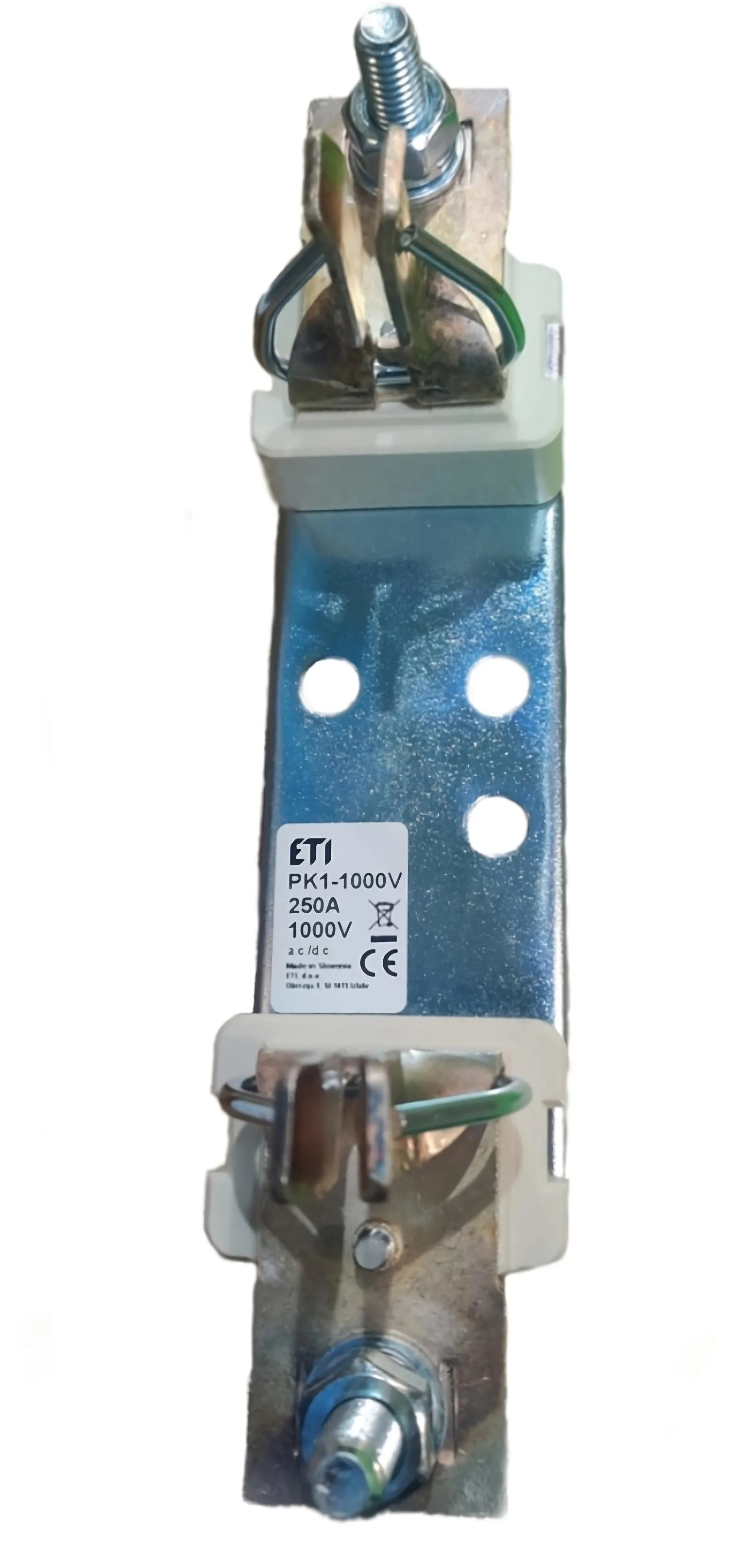 Podstavek talilnega vložka PK 1-100 M10-M10 1p 1000V 004123400