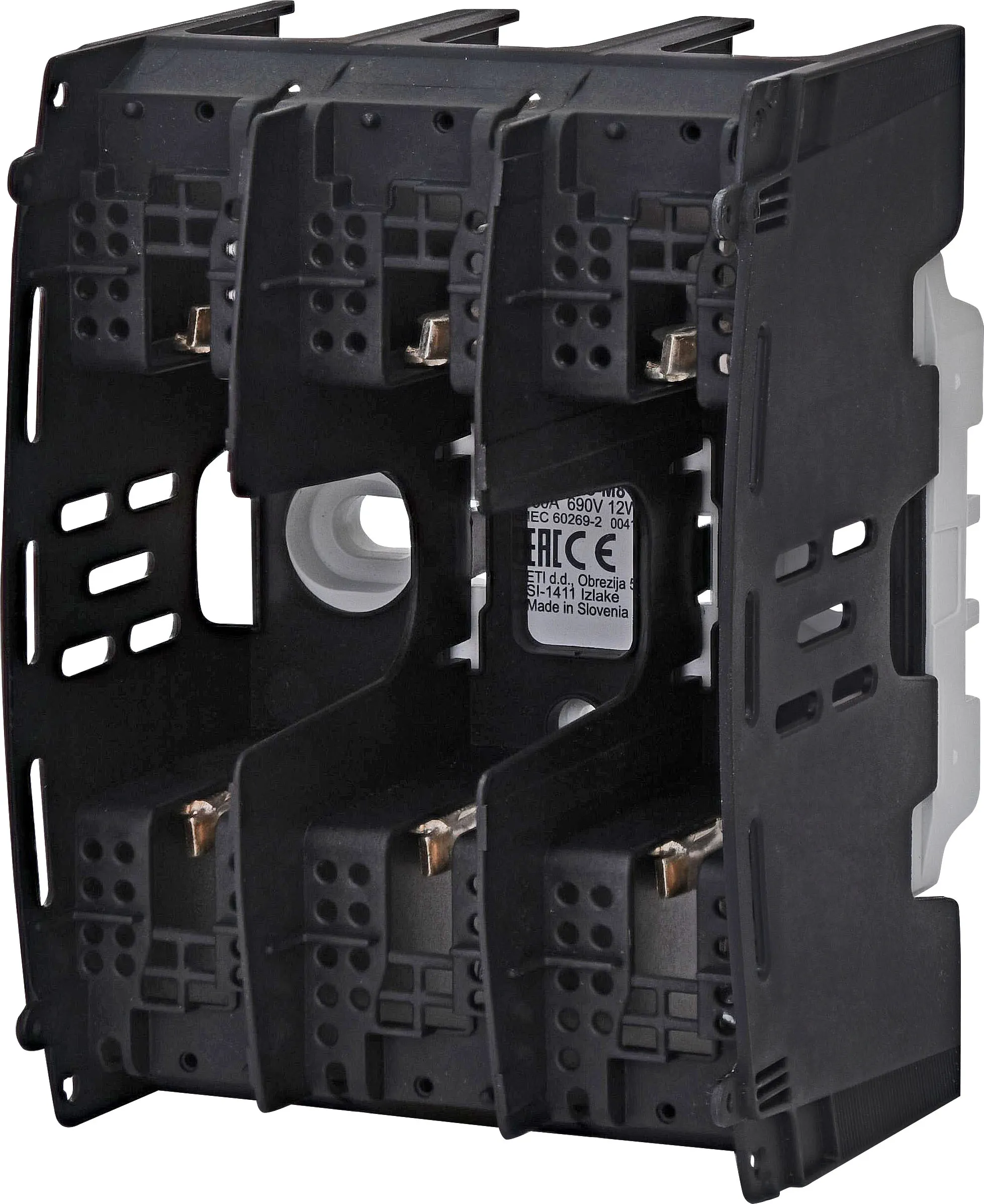 Podstavek talilnega vložka PTI 00 M8-M8 3p 004131211