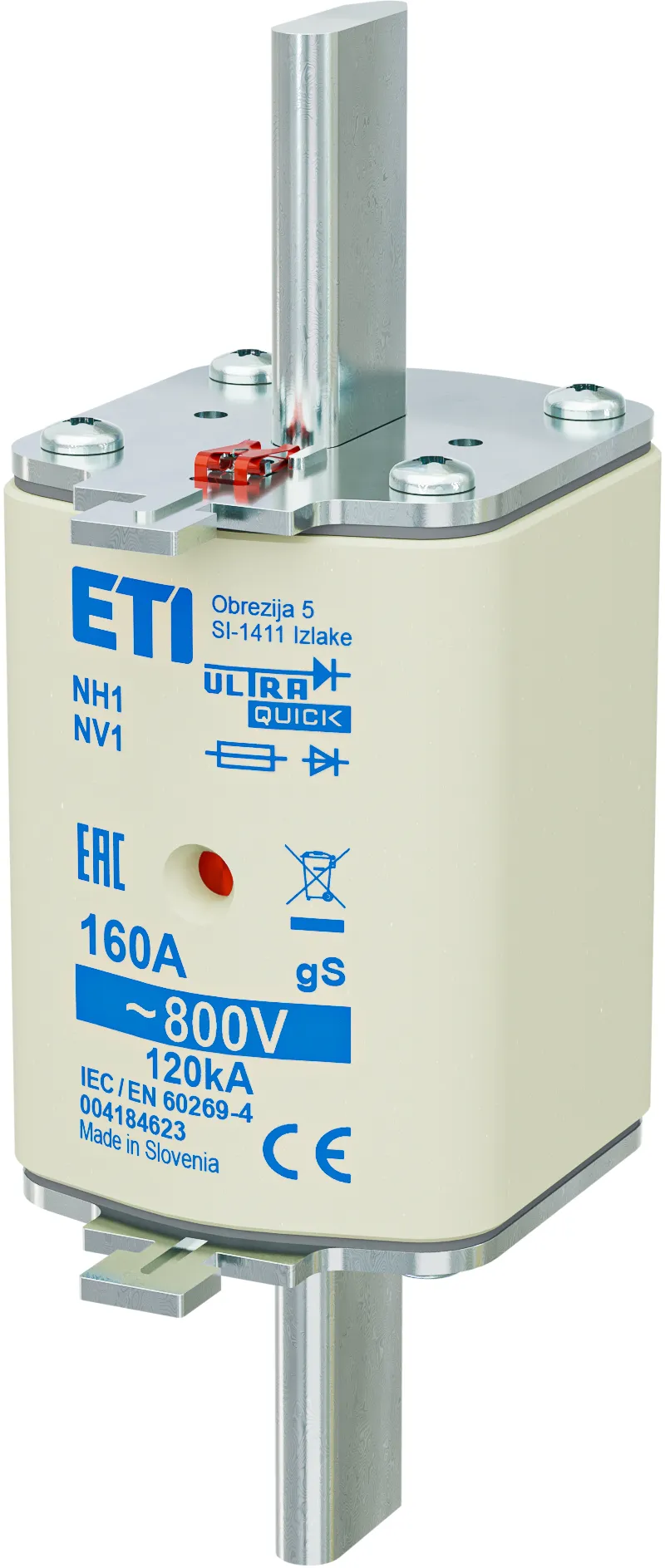 Talilni vložek NH1 gS 160A/800V 004184623