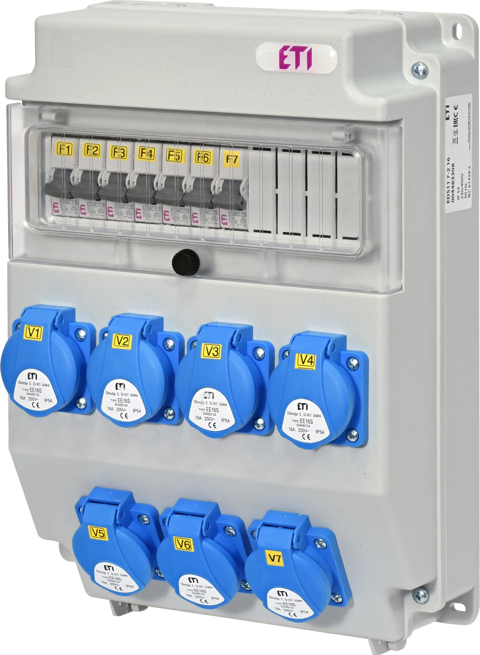 Industrijska vtičnica EDS11 7-2/0-5 16 004483308