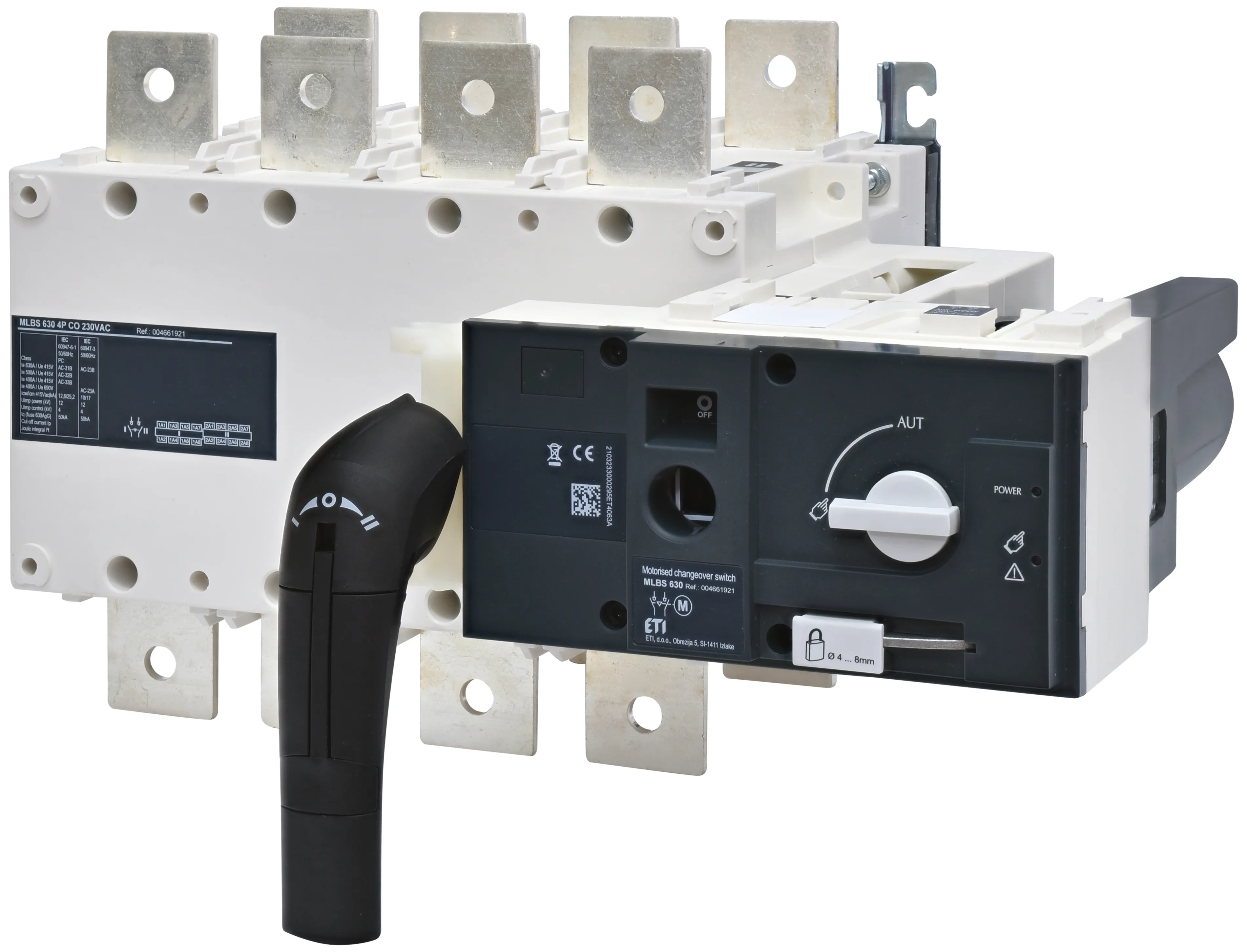 Preklopno stikalo - mot. pogon MLBS 630 4P CO 230VAC 004661921