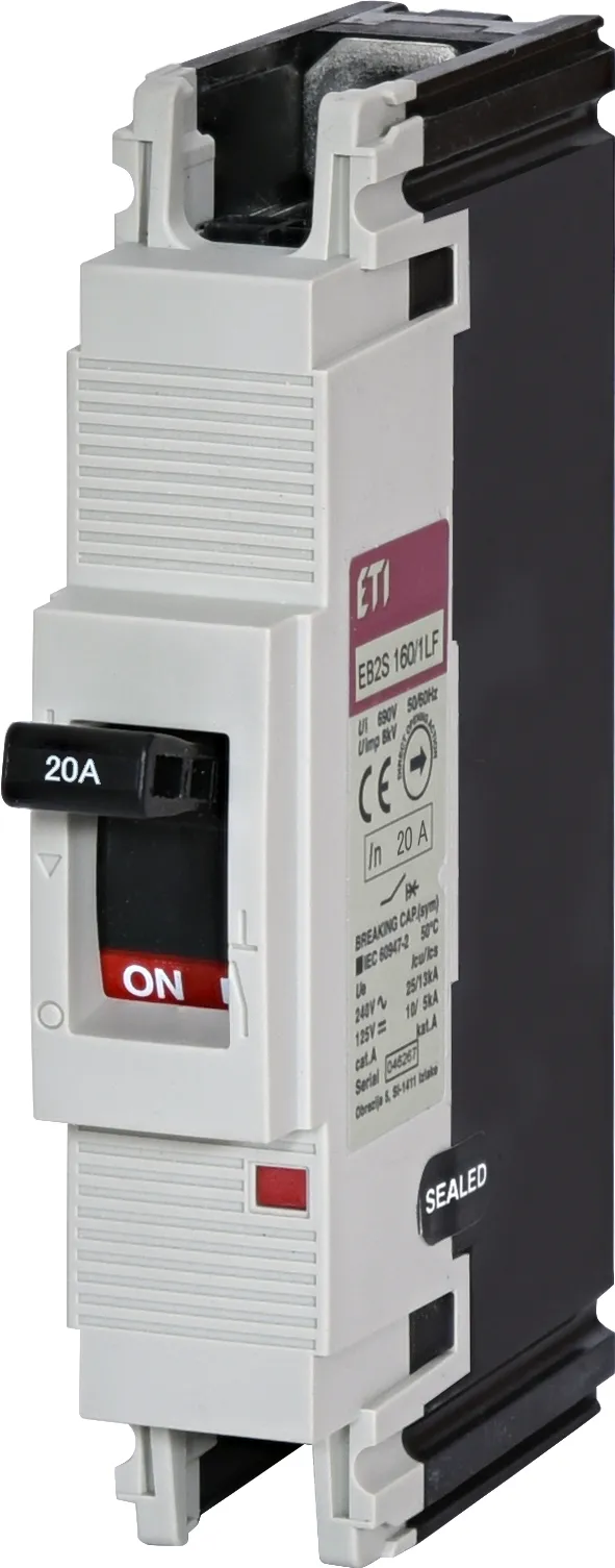 Kompaktni odklopnik EB2S 160/1LF 20A 1p 004671002