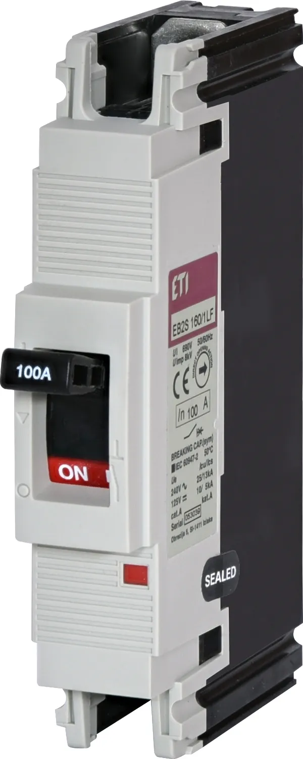 Kompaktni odklopnik EB2S 160/1LF 100A 1p 004671009