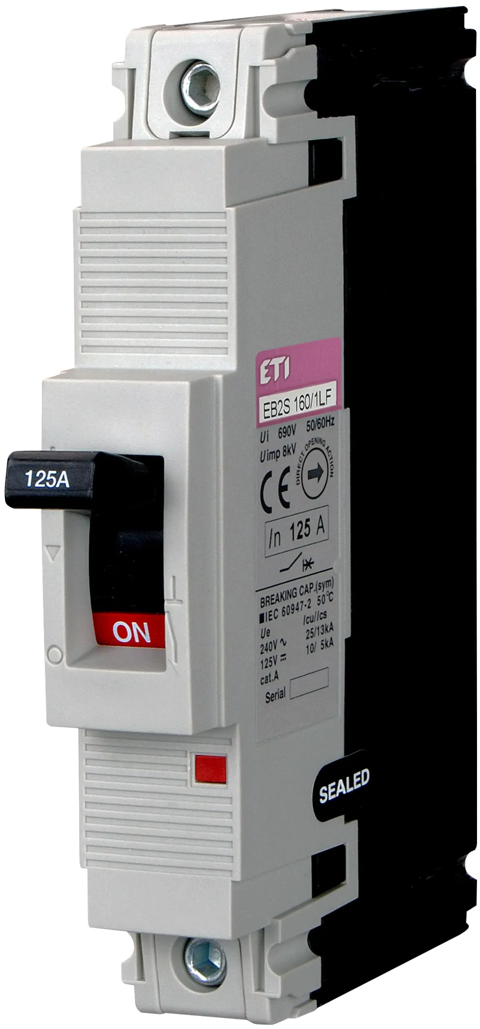 Kompaktni odklopnik EB2S 160/1LF 125A 1p 004671010