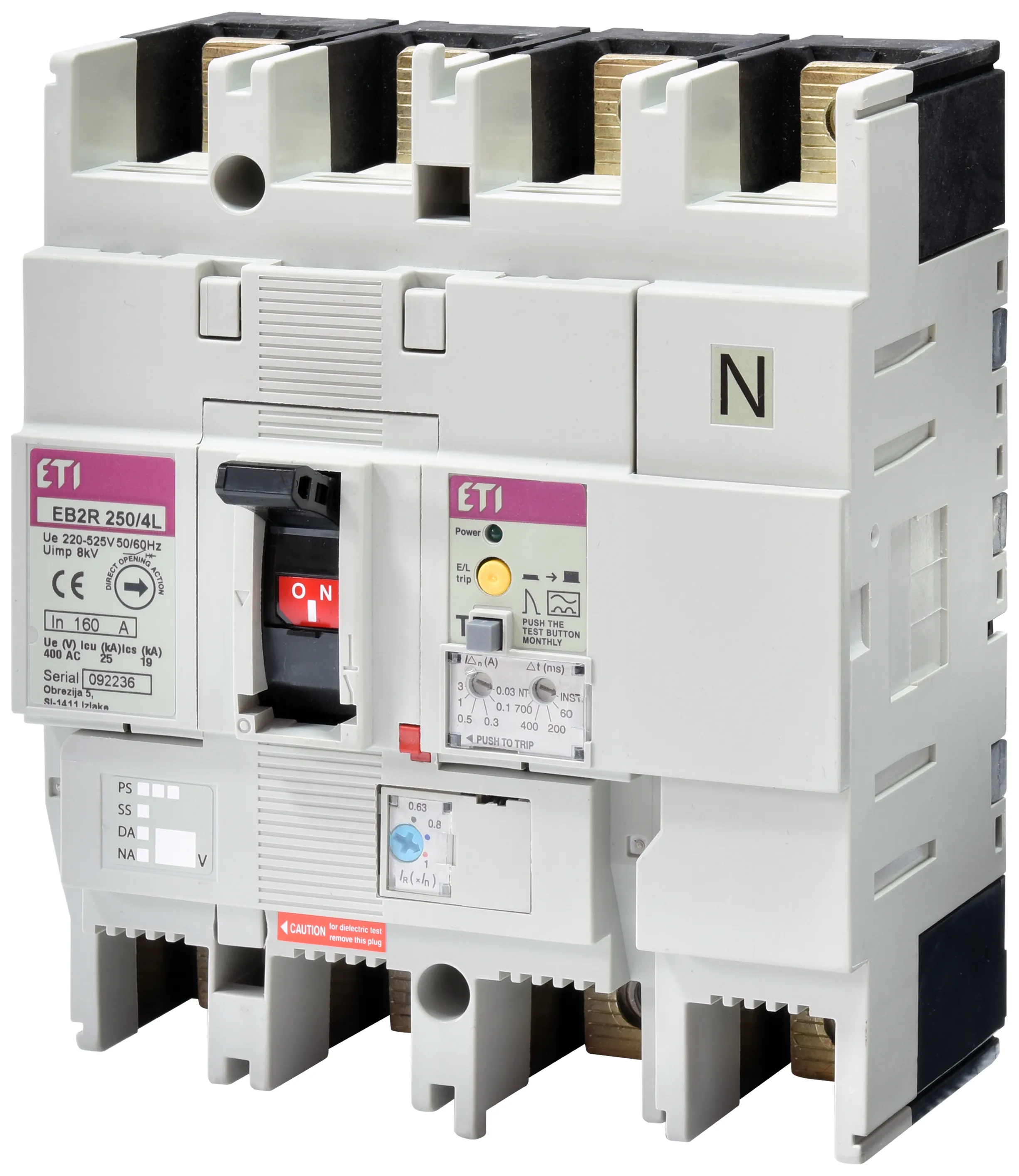 Kompaktni odklopnik EB2R 250/4L 160A 4P 004671583