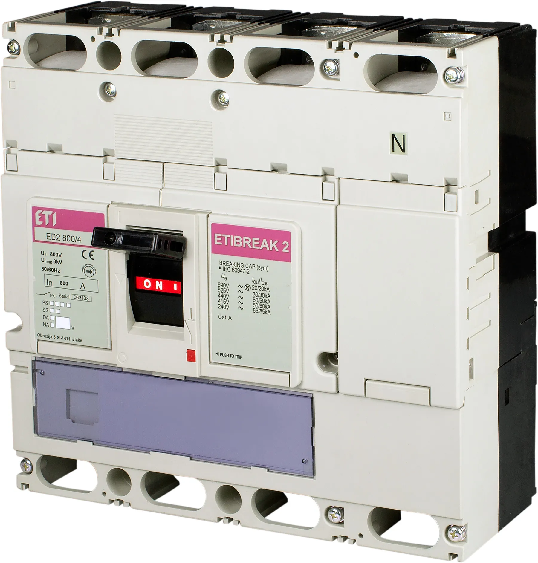 Ločilno stikalo ED2 800/4 004672380